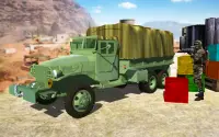 Армейский транспорт грузовик водитель военные free Screen Shot 0