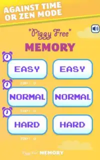 Memory for kids - Piggy Free Screen Shot 2