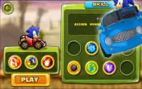Super Sonic Drift: Car Racing Game - Free For Kids Screen Shot 1