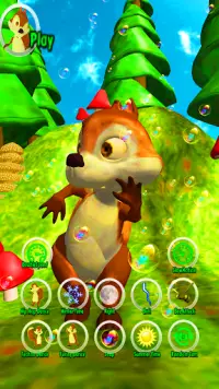 Slice It & Talk: Squirrel Fun Screen Shot 5