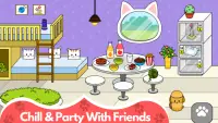 My Cat Town - Cute Kitty Games Screen Shot 2