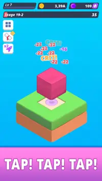 Tap Tap Cube - Idle Clicker Screen Shot 1