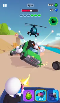 Rage Road - Car Shooting Game Screen Shot 5