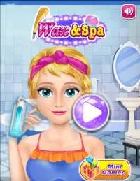 Beauty Spa Salon Makeover gry spa wosk do ciała Screen Shot 1