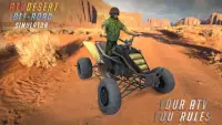 ATV desierto Off-Road Simulador Screen Shot 2