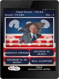 US President Quiz - Presidents Scratch Quiz Game Screen Shot 12