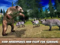 Survie de forêt sauvage: Simulateur animal Screen Shot 9