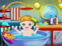 الألعاب حمام الطفل للبنات Screen Shot 1