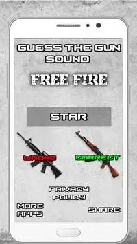 Guess The Gun Sound Free Fire Screen Shot 0