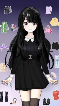 Anime jogo de vestir meninas Screen Shot 0