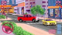 Pickup truck game offroad sim Screen Shot 1