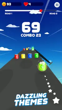 Space Road: color ball game Screen Shot 5