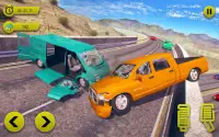 カークラッシュ運転ゲーム：ビームジャンプ＆事故 Screen Shot 4