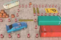 Sports car parking 3D Sim& luxury car driving test Screen Shot 1