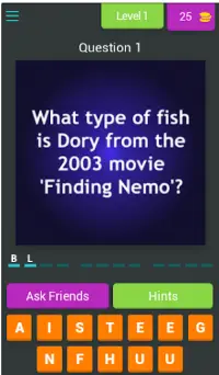 Movie Trivia Quiz Game Screen Shot 0