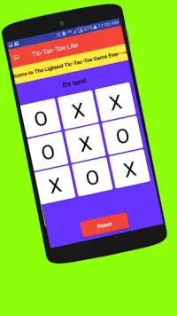 Tic-Tac-Toe game - With Colour Changing Background Screen Shot 1