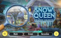 बर्फ की रानी छिपा वस्तुओं - परी कथा खेल Screen Shot 0