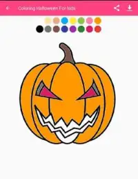 Coloring Halloween for kids Screen Shot 2