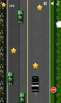 Police Bus driving games Screen Shot 1