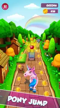 Unicorn Run: Subway Runner Rush game Screen Shot 0