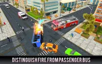 Firefighter Truck 911 Rescue: Emergency Driving Screen Shot 4