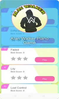 Alone Alan walker piano geme Screen Shot 2