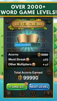 Word Forest: Word Games Puzzle Screen Shot 1