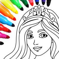 Colorir princesa jogo