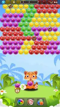 Cats Bubble Pop : Cat bubble shooter rescue game Screen Shot 7