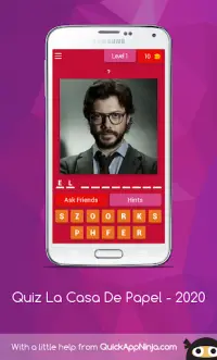 Quiz La Casa De Papel - 2020 Ro Screen Shot 0