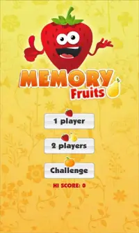 Memo Fruits: ćwicz pamięć Screen Shot 2