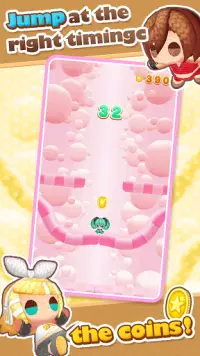 Hatsune Miku Amiguru Jump Screen Shot 3