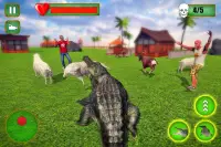 Angry Crocodile Family Simulator: Crocodile Attack Screen Shot 10