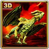 Racing Dragons Simulator- Flying Dino Survival War