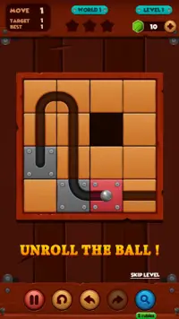 Roll To Unroll Me - Slide Puzzle Brain Games Screen Shot 4