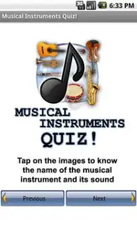Musical Instruments Quiz! Screen Shot 0
