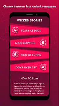 Wicked Stories - Scary, Funny & Enigma story game Screen Shot 1