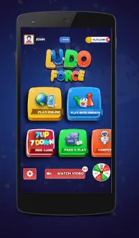Ludo Force - لعبة لوحة على الإنترنت وغير متصل Screen Shot 0