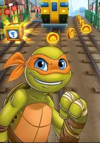 Turtles Subway Ninja 2 Screen Shot 0