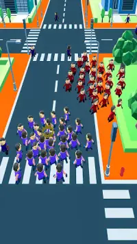Multidão da cidade Jogos Rush 3D Screen Shot 0