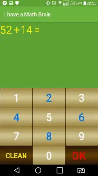 I have a Math Brain Screen Shot 2