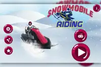 Snow Mobile Riding Screen Shot 0