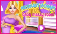 Pregnant Mommy Room Cleaning Screen Shot 0