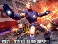 Iron avenger gods superhero fighting flying robot Screen Shot 9