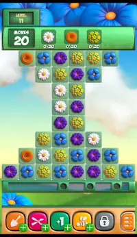 Flower Story: match 3 game Screen Shot 4