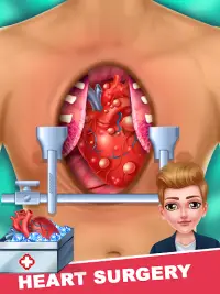 フット＆膝ドクター - 心臓手術病院ゲーム Screen Shot 2