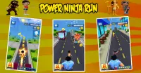 Power Ninja Run: Super meninos e Super meninas Screen Shot 3