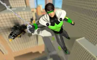 Flying Police Robot Hero - Crime City Rescue Game Screen Shot 7