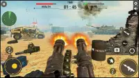 군사 전쟁 무기- 군대 게임 총 : 슈팅 총 오프라인 사격 Screen Shot 1