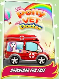 Little Pony Kids Vet Doctor Screen Shot 5